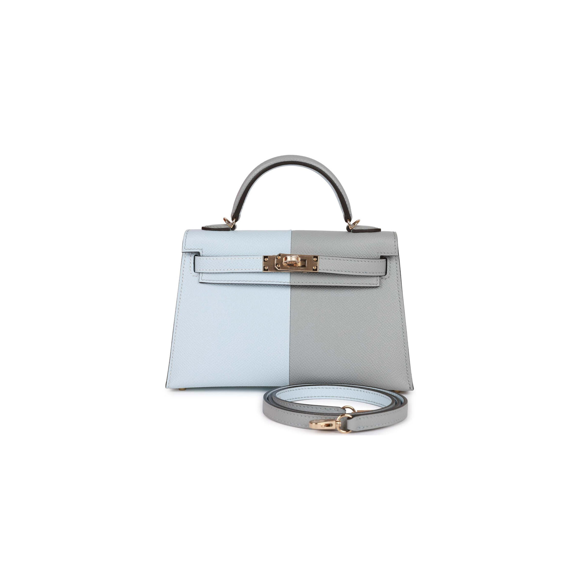 HERMES MINI KELLY EPSOM GOLD HARDWARE (19*12*5.5cm)
